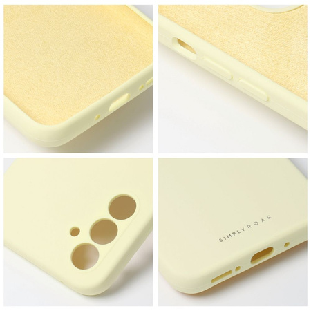 Futerał Roar Cloud-Skin - do Samsung Galaxy A35 5G Jasnożółty