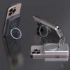 Dudao K28 10000mAh PD 22.5W MagSafe Powerbank with Metal Case and Ring Stand - Silver