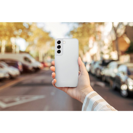 Futerał Roar Matte Glass Case - do Samsung Galaxy A12 stalowy
