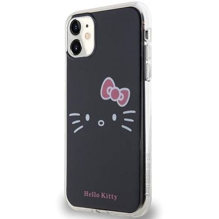 Etui Hello Kitty IML Kitty Face na iPhone 11 / Xr - czarne