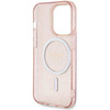 Guess GUHMP14LHCMCGP iPhone 14 Pro 6.1" pink/pink hardcase Glitter Gold MagSafe