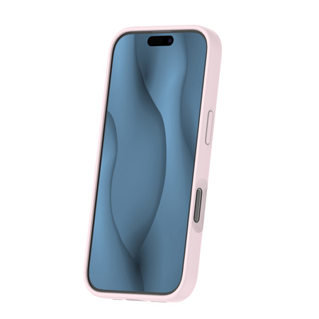 Nakładka Silicone Thin Mag do iPhone 15 Pro Max 6,7" jasnoróżowa