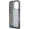 BMW Motosport IML Vertical Stripe Hülle für iPhone 16 Pro – grau