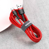 Baseus Cafule Cable - Kabel do ładowania i transmisji danych USB do USB-C 3 A, 1 m (czerwony)