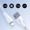 Joyroom kabel USB - micro USB 2.4A Surpass Series do szybkiego ładowania i transferu danych 2 m biały (S-UM018A11)
