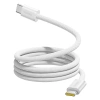 Kabel Baseus Dynamic 4 Pro 100W USB-C - USB-C magnetyczny 1m - biały