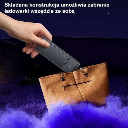 USAMS Ład. indukcyjna z lampą 3w1 15W czarny/black CD181WXC01 (US-CD181)