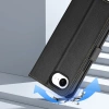 Dux Ducis Lawa iPhone 16e Lederhülle mit abnehmbarer magnetischer Brieftasche - Schwarz