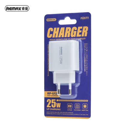 Ładowarka sieciowa REMAX KIDDY SERIES 25W USB-C RP-U137 WHITE