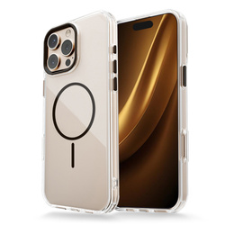 Nakładka Clear Thin Mag do iPhone 16e czarna