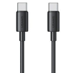USAMS Kabel USB-C na USB-C 60W 1m Fast Charging YD Series czarny/black SJ711USB01(US-SJ711)