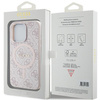 Oryginalne Etui GUESS Hardcase GUHMP14XG4GFRP do iPhone 14 Pro Max (Kompatybilny z Magsafe / 4G Ring classic logo / różowy)