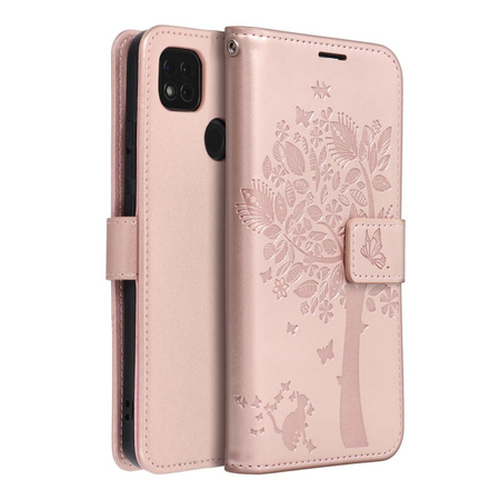 Kabura MEZZO Book do XIAOMI Redmi 9C / 9C NFC mandala złoty róż