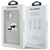 Case IPHONE 16 Karl Lagerfeld HC 3D Rubber Double Heads beige
