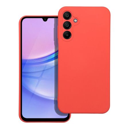 Futerał SILICONE do SAMSUNG Galaxy A15 5G brzoskwiniowy