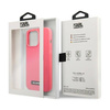 Karl Lagerfeld KLHCP13XSLMP1PI iPhone 13 Pro Max 6,7 &quot;Hardcase fuchsia / fuchsia Silicone Plaque