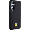 Oryginalne Etui FERRARI hardcase Hot Stamp V Lines MagSafe FEHMS24SP3BAK do Samsung Galaxy  S24 Czarny