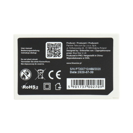 Bateria do Nokia 6610/3200/7250 900 mAh Li-Ion Blue Star