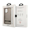 Guess GUHCP13LHTSGSK iPhone 13 Pro / 13 6,1 &quot;schwarz / schwarzes Hardcase Translucent Stap