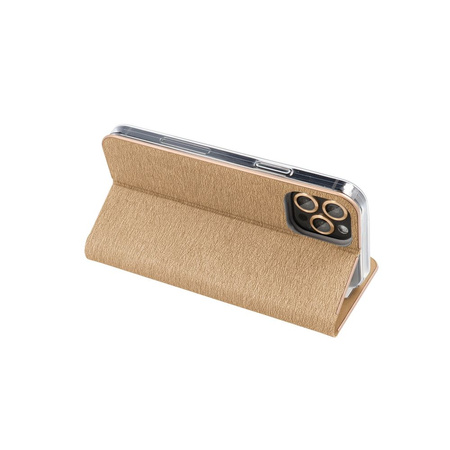Kabura LUNA Book Gold do XIAOMI Redmi 13C złoty