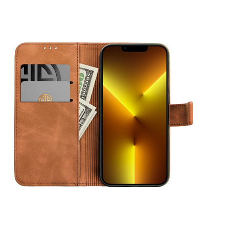 Kabura TENDER Book do SAMSUNG A35 5G brązowy