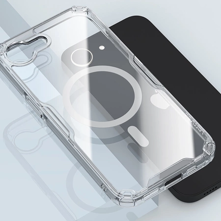 Nillkin Nature Pro Magnetische iPhone 16e Hülle - Durchsichtig