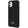 Audi Silicone Case iPhone 12/12 Pro 6.1&quot; black/black hardcase AU-LSRIP12P-Q3/D1-BK