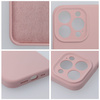 Futerał SILICONE 2mm do IPHONE 15 Pro Max pudrowy róż