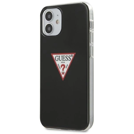 Guess Triangle Logo - Etui iPhone 12 Mini (czarny)