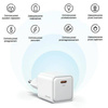 USAMS Ład. siec. 1xUSB-C PD30W 3A (only head) PD3.0 Fast Charging biały/white X-ron Series CC186TC02 (US-CC186)