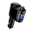 Baseus S-06 Bluetooth/USB-Auto-FM-Sender (Overseas Edition) – Schwarz