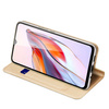 Dux Ducis Skin Pro Case For Xiaomi Redmi 11A / Poco C55 / Redmi 12C Cover Flip Card Wallet Stand Gold
