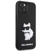 Karl Lagerfeld KLHCP14S3DRKHNK iPhone 14 6.1" czarny/black hardcase Rubber Choupette 3D