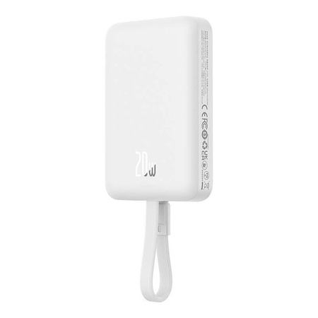 Powerbank magnetyczny Baseus Magnetic Mini 10000mAh 20W MagSafe (biały)