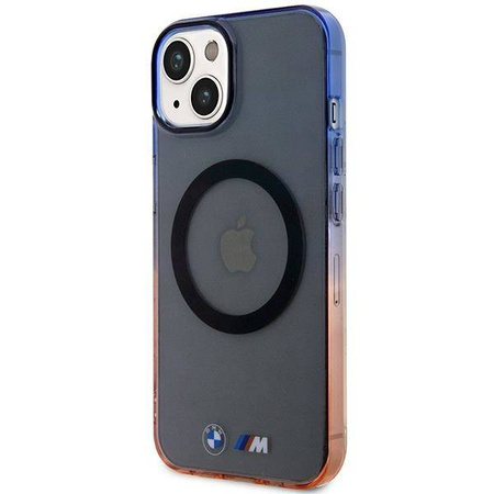 Hülle BMW BMHMP14SHTGE iPhone 14 6.1&quot; grau/grau Hardcase Gradient Bumper MagSafe
