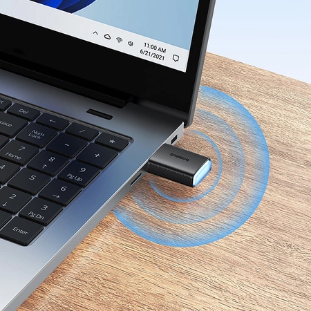 Baseus BS-OH170 650 Mbit/s 5 GHz USB-Netzwerkkarte – Schwarz