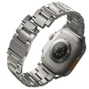 Strap for APPLE WATCH 4 / 5 / 6 / 7 / 8 / SE / ULTRA (42 / 44 / 45 / 49 MM) UNIQ Osta Stainless Steel silver