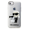 Karl Lagerfeld nakładka do iPhone 7 / 8 / SE KLHCI8HNKCTGT transparentne hardcase IML Glitter NFT Karl&Choupette