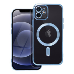 Futerał Electro Mag Cover kompatybilny z MagSafe do IPHONE 12 niebieski
