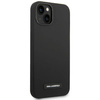 Original Handyhülle IPHONE 14 PLUS Karl Lagerfeld Hardcase Silicone Plaque Magsafe schwarz