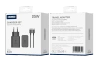 Ładowarka Sieciowa 25W PD 1xUSB-C + Kabel USB-C/USB-C Jellico EU25 czarna