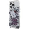 Hello Kitty IML Kitty On Bricks Graffiti case for iPhone 14 Pro - white