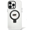 Karl Lagerfeld KLHMP15LHMRSKHH iPhone 15 Pro 6.1&quot; white/white hardcase Ring Stand Karl Head MagSafe