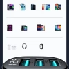Joyroom JR-CCD03 3,4A Autoladegerät mit 3x USB-A Display - Schwarz