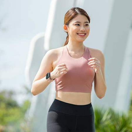 UNIQ pasek Linus Apple Watch Series 4/5/6/7/8/SE/SE2 38/40/41mm. Airosoft Silicone różowy/blush pink