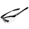 Rockbros 10143 photochrome UV400-Fahrradbrille – Schwarz