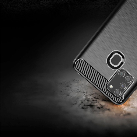 Futerał CARBON do SAMSUNG Galaxy A21S czarny