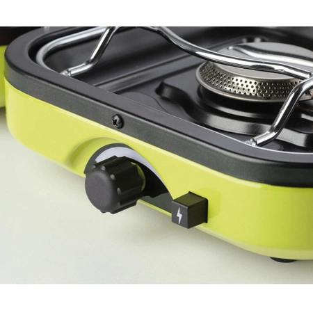 Kuchenka turystyczna na kemping podwójna DUAL COMPACT + GRILL