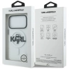 Karl Lagerfeld IML Karl Sketch Logo MagSafe Case für iPhone 17 Pro - Transparent