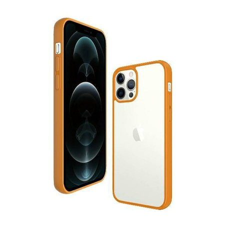 Case IPHONE 12 PRO MAX PanzerGlass ClearCase Orange AB